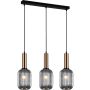 Lampa wisząca Antiola PND-5588-3M-BRO+SG 3x40W/E27 od Italux