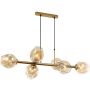 Lampa wisząca Borgo PND-30843-6 GD+AMB 6x40W/E27 od Italux