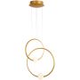 Lampa wisząca Lozanna PND-20112035-2B-GD 3000K 2+2x44,8W/LED 2420lm od Italux