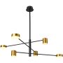 Żyrandol Remdal PND-16374-6 BK+GD 3000K 6x30W/LED 847lm od Italux