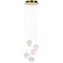 Lampa wisząca Rosario PND-12220121-5A-GD 3200K 5x21W/LED 1400lm od Italux