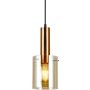 Lampa wisząca Sardo PND-5581-1-BRO+AMB 1x40W/E27 od Italux