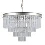 Lampa wisząca Verdes PND-44372-8A-SLVR-BRW 8x40W/E14 od Italux
