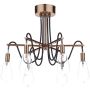 Lampa sufitowa Scroll SCR0664 6x20W/G4 od Dar Lighting