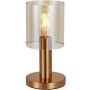 Lampka biurkowa Sardo TB-5581-1-BRO+AMB 1x40W/E27 od Italux
