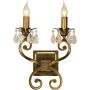 Kinkiet Oksana UL1W2B 2x40W/E14 od Endon