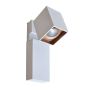 Lampa ścienna WLB073/5W 4000K WH+GO ARAVENA od Italux