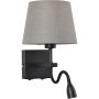 Kinkiet Norte WL-1122-2-BL-BM-RO-GR 3000K 2x60W, 3W/E27, LED 350lm od Italux