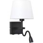 Kinkiet Norte WL-1122-2-BL-BM-RO-WH 3000K 2x60W, 3W/E27, LED 350lm od Italux