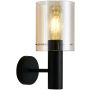 Kinkiet Sardo WL-5581-1A-BK+AMB 1x40W/E27 od Italux