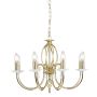 Żyrandol AG8 POL BRASS AEGEAN od ELSTEAD LIGHTING