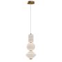 Lampa wisząca Bijou ALM-BIJOU-P3-GD 3000K 1x20W/LED 1060lm IP20 od Elstead Lighting