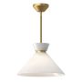 Lampa wisząca Halston ALM-HALSTON-P-M-GD 1x60W/E27 IP20 od Elstead Lighting
