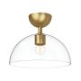 Lampa sufitowa Jude ALM-JUDE-SF-GD-CL 1x60W/E27 IP20 od Elstead Lighting