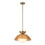 Lampa wisząca Perth ALM-PERTH-P-GD 1x60W/E27 IP20 od Elstead Lighting