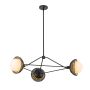 Żyrandol Perth ALM-PERTH3-BK 3x40W/E14 IP20 od Elstead Lighting