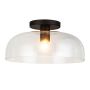 Lampa sufitowa Sylvia ALM-SYLVIA-SF-BK-CL 1x60W/E27 IP20 od Elstead Lighting
