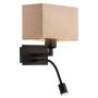 Kinkiet BILL 1043 3000K 1x15W/E27 + 1x4,5W/LED IP20 od Argon