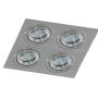 Downlight wpuszczany CARO AZ2444 4x50W/GU10 od AZzardo