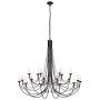 Żyrandol CB18 BLACK CARISBROOKE od ELSTEAD LIGHTING