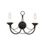 Lampa ścienna CB2 BLACK CARISBROOKE od Elstead Lighting