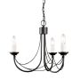 Żyrandol CB3 BLACK CARISBROOKE od ELSTEAD LIGHTING
