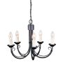 Żyrandol CH5 BLACK CHARTWELL od Elstead Lighting