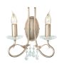 Lampa ścienna CRT2 SILVER/GOLD CHRISTINA od Elstead Lighting