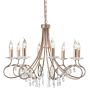 Żyrandol CRT8 SILVER/GOLD CHRISTINA od ELSTEAD LIGHTING