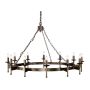Żyrandol CW12 OLD BRZ CROMWELL od ELSTEAD LIGHTING
