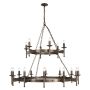 Żyrandol CW18 OLD BRZ CROMWELL od ELSTEAD LIGHTING