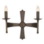 Lampa ścienna CW2 OLD BRZ CROMWELL od Elstead Lighting