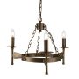 Żyrandol CW3 OLD BRZ CROMWELL od ELSTEAD LIGHTING