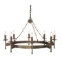 Żyrandol CW8 OLD BRZ CROMWELL od ELSTEAD LIGHTING