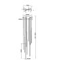 Lampa wisząca Light stick MOD236PL-L54BS3K 3000K 1x46W/LED 3350lm IP20 od Maytoni