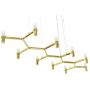 Lampa wisząca ATOMIC LONG DW-d1005-10C.GOLD 10x10W/G9 IP20 od King Home