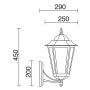 Kinkiet ELITE 6 096H-G05X1A-01 1x42W/E27 od Novolux
