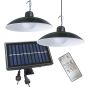 lampa solarna SATURN EKO9151 4000K 2x12W/LED 150lm IP44 od Eko Light