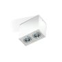 Downlight natynkowy ELOY 2/ALUMINIUM AZ1354 2x50W/GU10 od AZzardo
