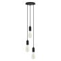Zwis sufitowy A TU ESTILO 717E-G05X1A-02 3x60W/E27 od Novolux
