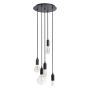 Zwis sufitowy A TU ESTILO 717F-G05X1A-02 5x60W/E27 od Novolux