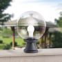 Słupek ogrodowy Disma FMG-DISMA-GLOBE-BLK 1x23W/E27 IP55 od Fumagalli