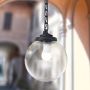 Lampa wisząca Sicar FMG-SICAR-GLOBE-BLK 1x23W/E27 IP55 od Fumagalli