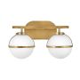 Kinkiet Hollis HK-HOLLIS2-O-HB-BATH 2x60W/E14 IP44 od Hinkley