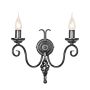 Lampa ścienna HR2A BLACK HARLECH od Elstead Lighting