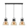 Lampa wisząca Darlena PND-22371-3-BK+AMB 3x40W/E27 IP20 od Italux