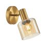 Kinkiet Santia WL-65342-1 BRO+AMBER 1x40W/E27 IP20 od Italux