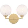 Kinkiet Izzy IZZ0935-17 2x40w/g9 ip20 od Dar Lighting