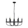 Żyrandol Capitol Hill KL-CAPITOL-HILL6-BLK 6x40 W/E14 od Kichler