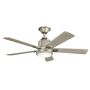 Wentylator Colerne KLF-COLERNE-52-BN 3000K 1x10W/LED 1116 lm IP20 od Kichler